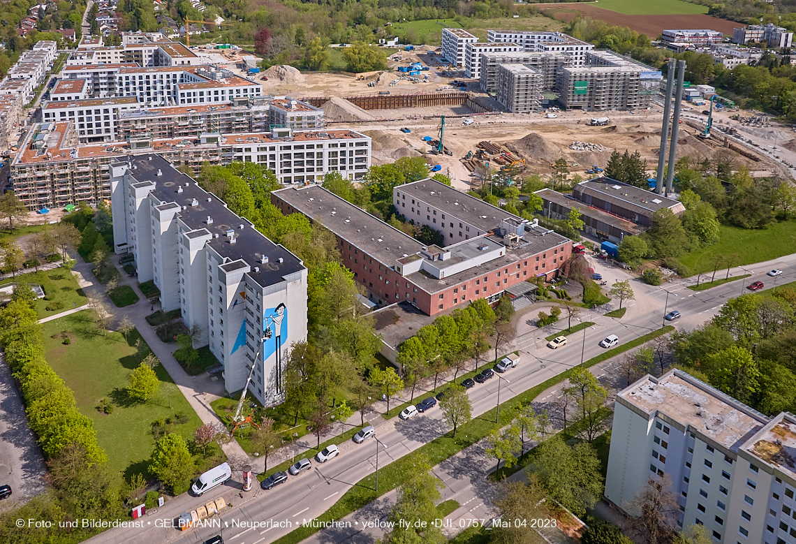 04.05.2023 - Graffiti am Karl-Marx-Ring 75 in Neuperlach